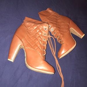 Brown booties on sale!!!
